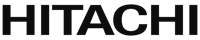 Hitachi Black Logo rectangle PNG background